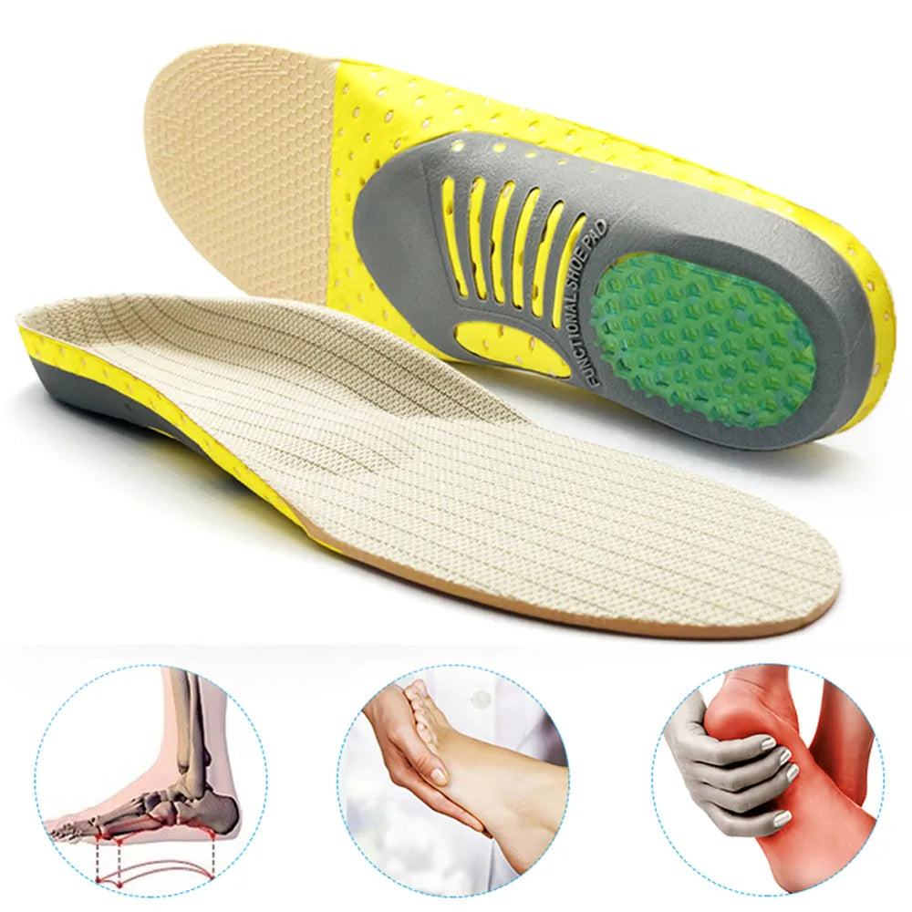 Premium Orthotic Gel Insoles Orthopedic Flat Foot Health