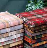 Yarn Dyed Soft Thickening Grinding Wool Plaid Fabric