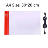 A4 Size LED Copy Drawing Board Children Transparent