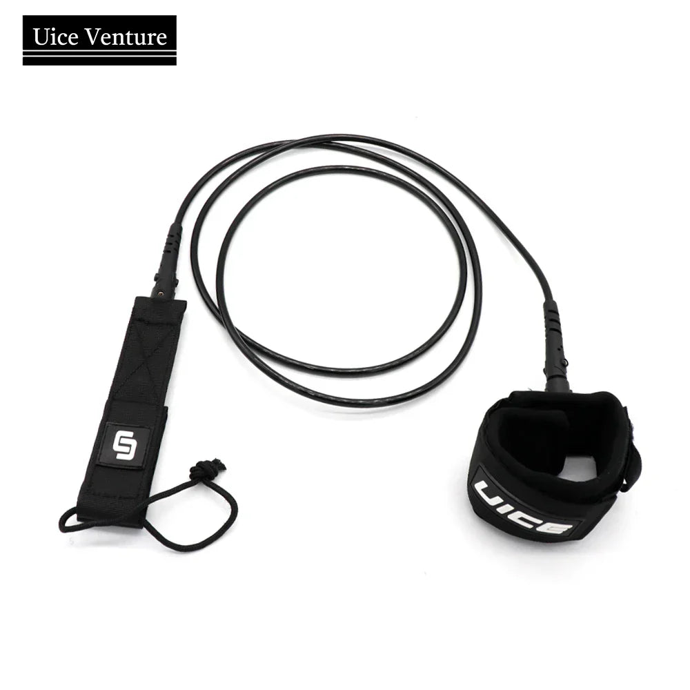 Surf Leash Surfboard Leash Full Paddle Board Black