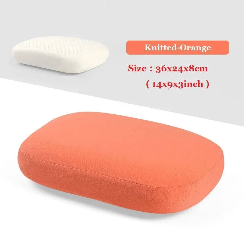 JFLEGAL Latex Pillow Natural Rubber Odorless Neck Pillow