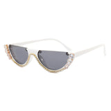 Trendy Diamond Cat Eye Sunglasses Women Luxury Brand