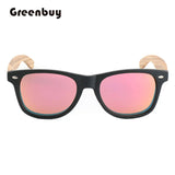 PC Feame Zebra Wood Legs Children Sunglasses Polarized
