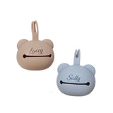 MIYOCAR Personalized Silicone Baby Pacifier Holder Case Custom