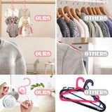 UNTIOR Non-slip Baby Clothes Hanger Adjustable Storage Hangers