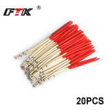 FTK 20pcs Fishing Float Feather Float Hard Tail