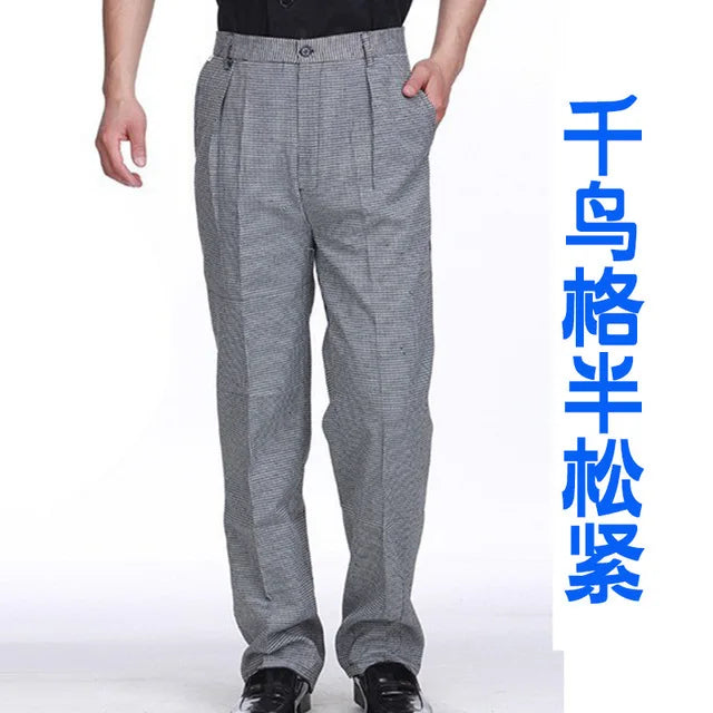 Unisex Chef Uniform Hotel Restaurant Cook Pants BBQ