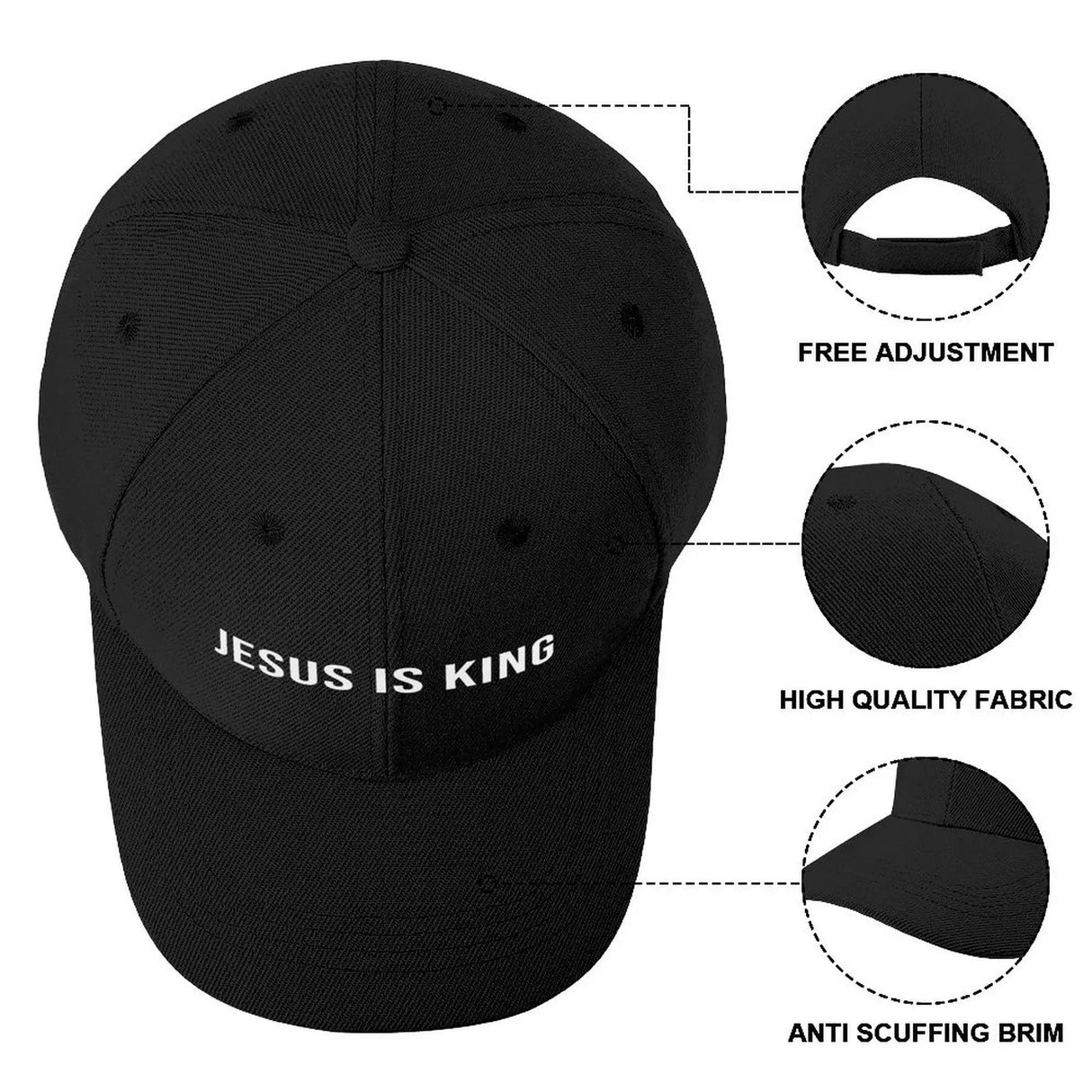 Jesus is king Baseball Cap Military Cap Man