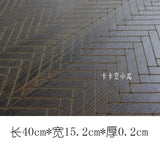 1/6 1/12 Dollhouse Wood Floor PVC Imitation Wood