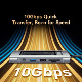 M.2 SSD HUB Dock Station USB HUB with