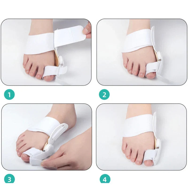1Pcs Bunion Straightener Adjustable Hallux Valgus Corrector Pain