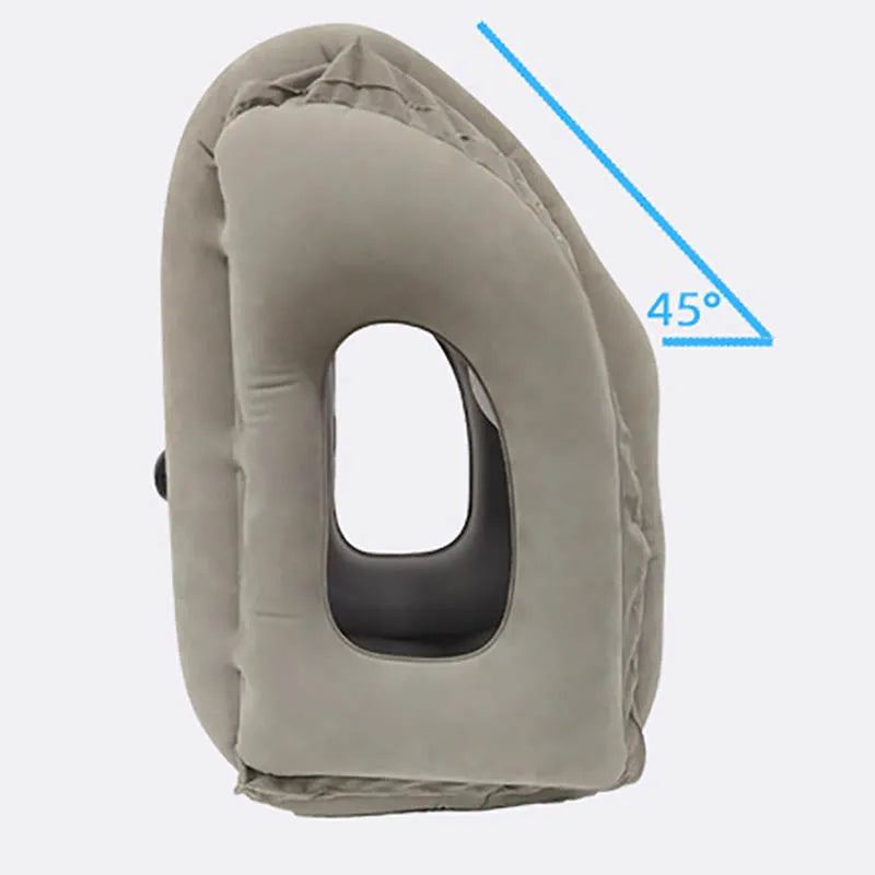 PVC Inflatable Travel Sleeping Pillow Portable Cushion Neck