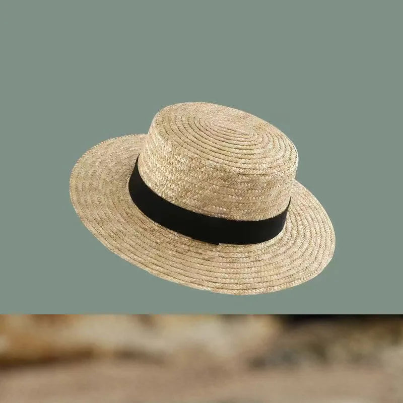 Large Eaves Beach Sunhat Woven Straw Hat Summer