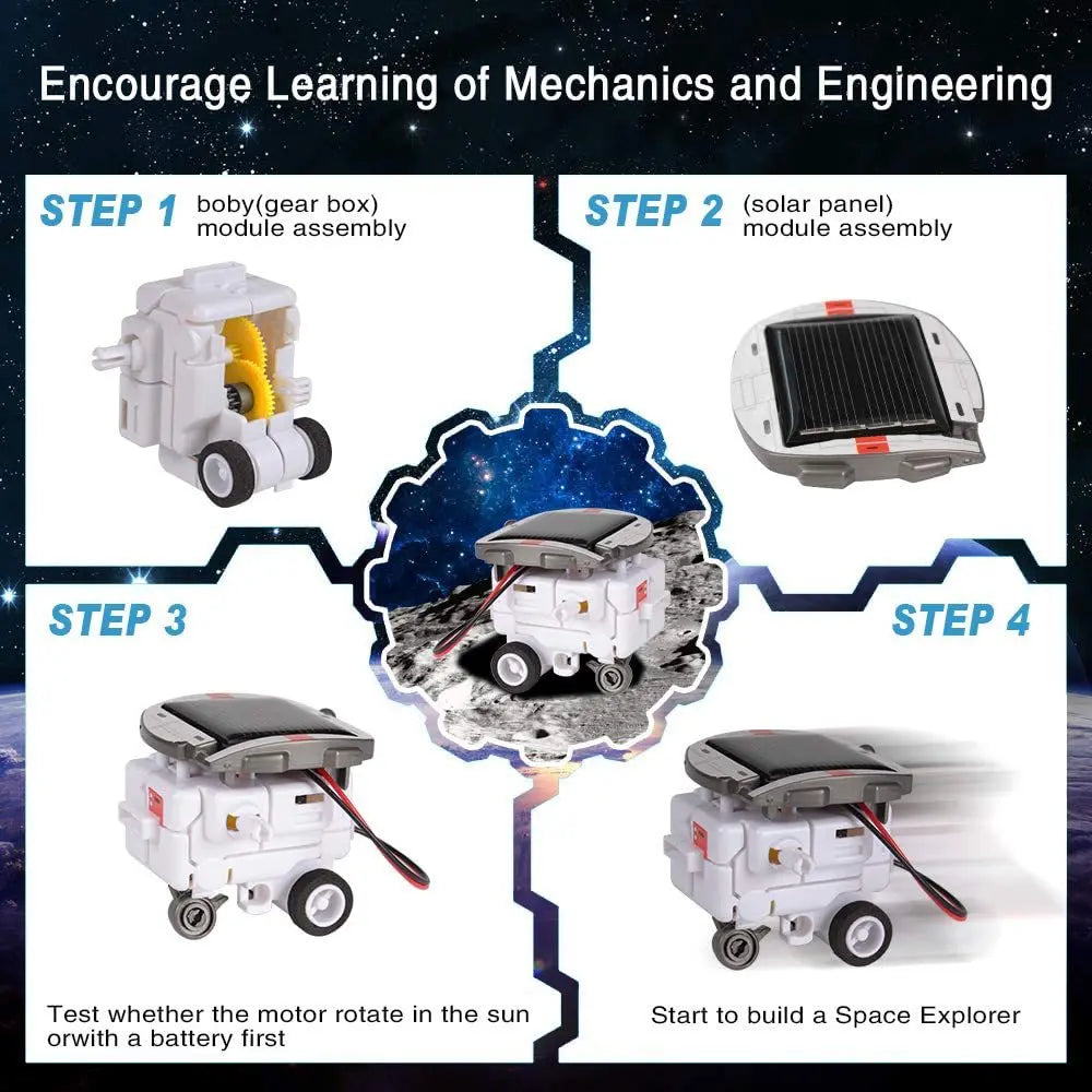 in Science Experiment Solar Robot Toy DIY Assembling