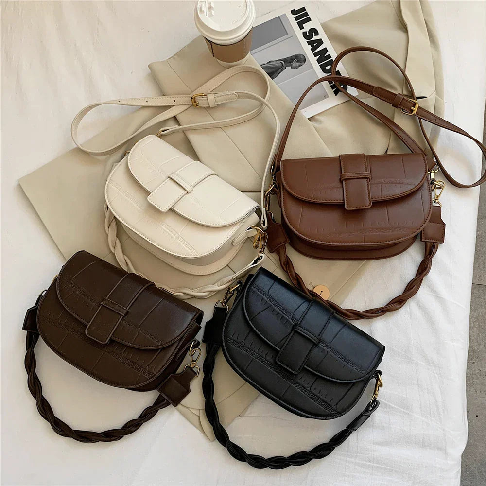 Toptrends Saddle Small Shoulder Crossbody Bags For Women