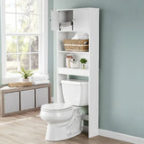 White 23 in. W Bathroom Space Saver Cabinet