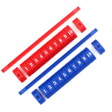 2pcs Durable Blue Red Plastic Scoring Units Counters