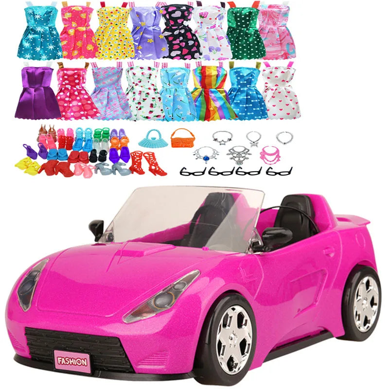 Cars Toys Miniature Dollhouse Accessories 30cm Girls Boy