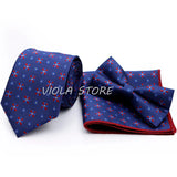 45 Color Paisley Geometry Striped 7.5cm Tie Set
