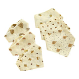 Baby Bibs Muslin Cotton Stuff Newborn Snap Button