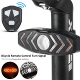 Bike Rear Lamp Smart Cycle Wireless Remote Turn