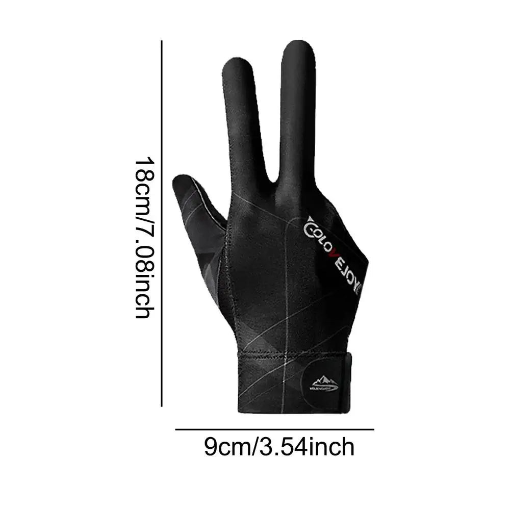 1pcs Polyester Spandex Snooker Billiard Cue Glove Pool