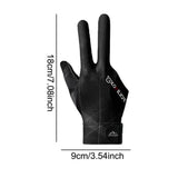 1pcs Polyester Spandex Snooker Billiard Cue Glove Pool
