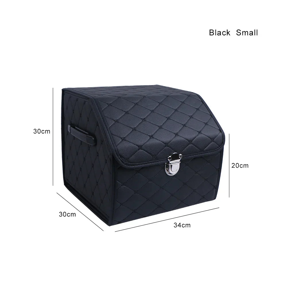 PU Leather Car Trunk Storage Box Top Grade