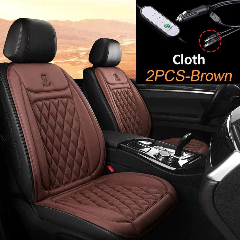 12/24V Heated Car Seat Cover Universal Car Seat