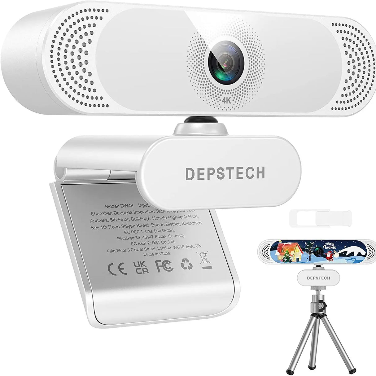 DEPSTECH DW49 4K Webcam for PC Web Cam