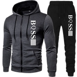 Costem for Men Clothing Spotted Sweatshirt Suit Hoodie