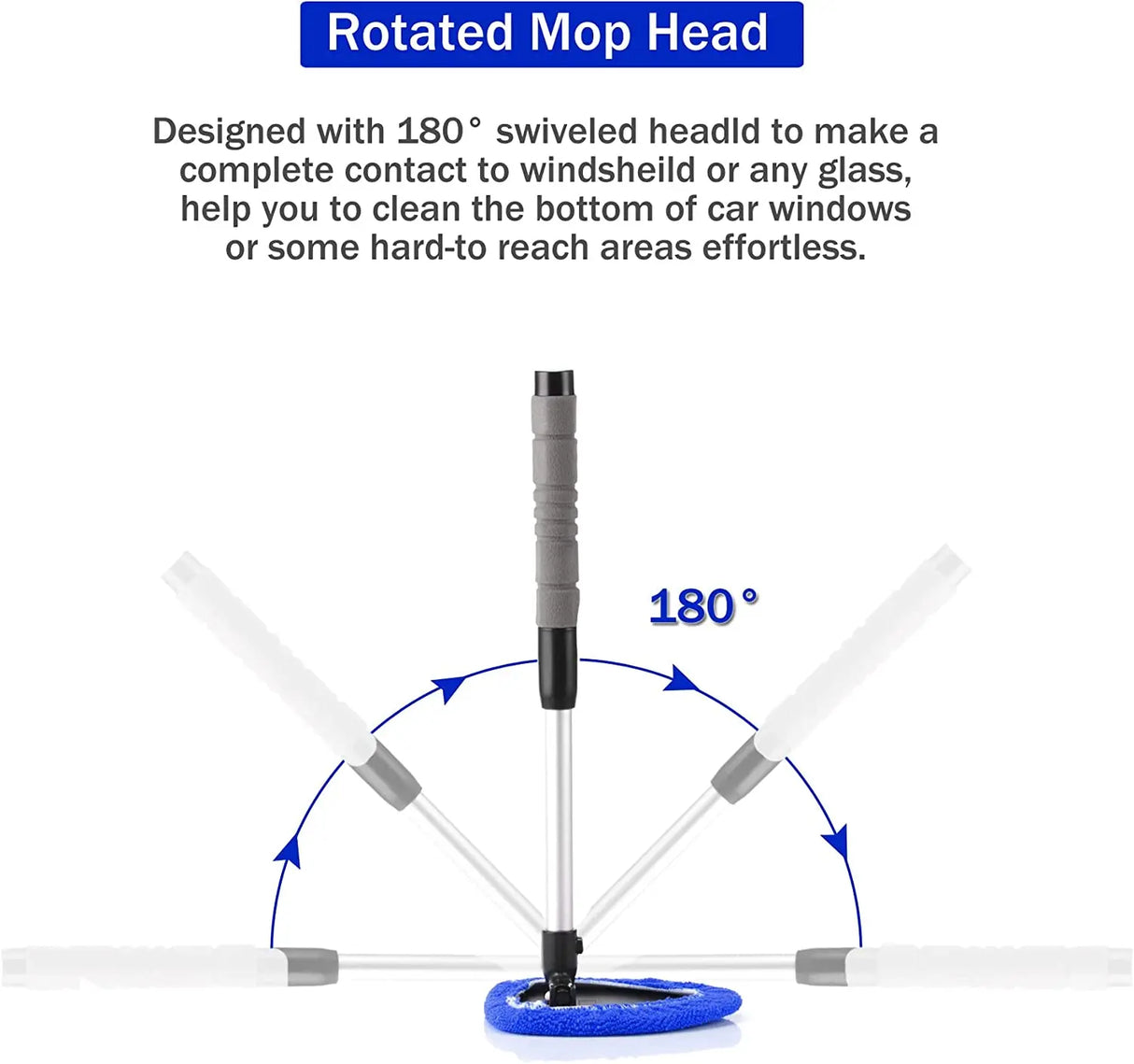 Car Windshield Window Cleaner Brush Telescopic Glass Cleaning