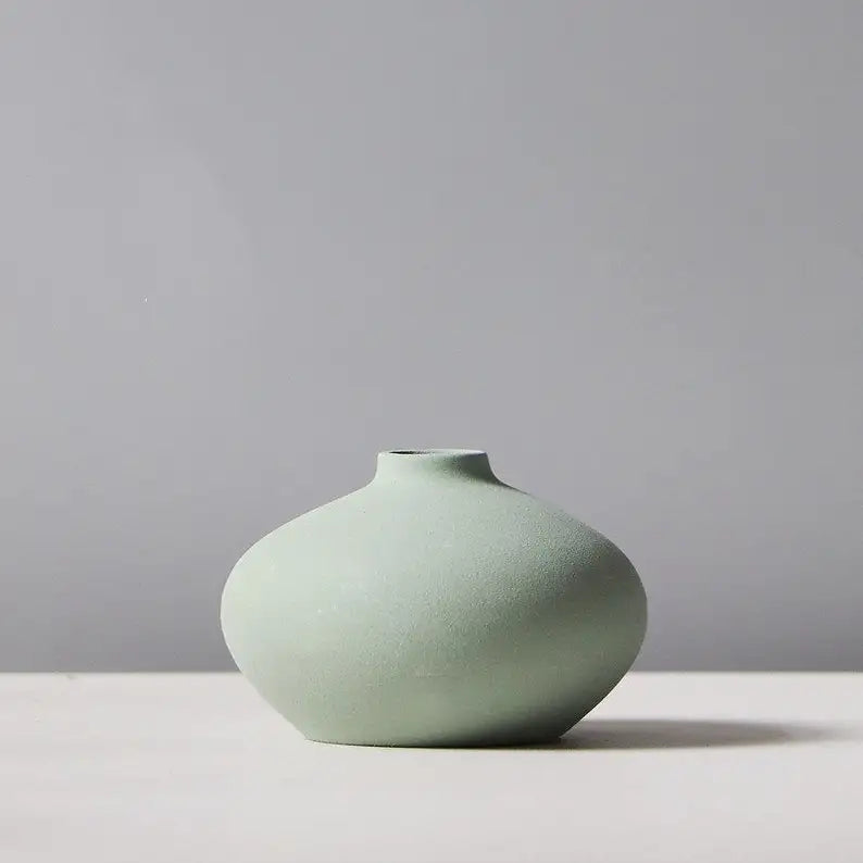 Matte Ceramic Vase | Morandi Modern Vase |
