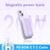Baseus 20W Magnetic Wireless Charging 6000mAh Power Bank,