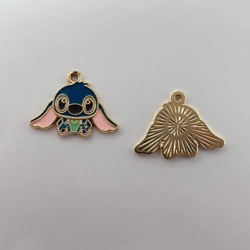 10pcs Enamel Pack Alloy Drops Animal Stitch Charm