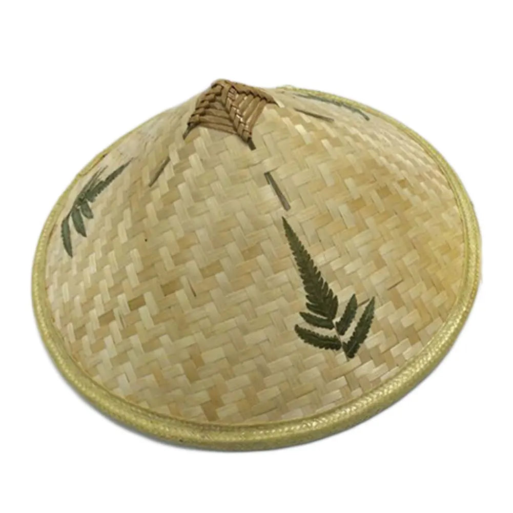 Chinese Retro Bamboo Rattan Fisherman Hat Handmade Weave