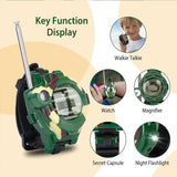 Children Education Toys 2PCS Toy Walkie Talkies Watches