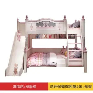 Solid wood bunk beds Two height adjustable beds