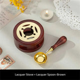 Wood Stove Seal Spoon Decoration Gift DIY Craft