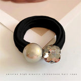 Elegant Faux Pearl Hair Ties High Elastic Seamless