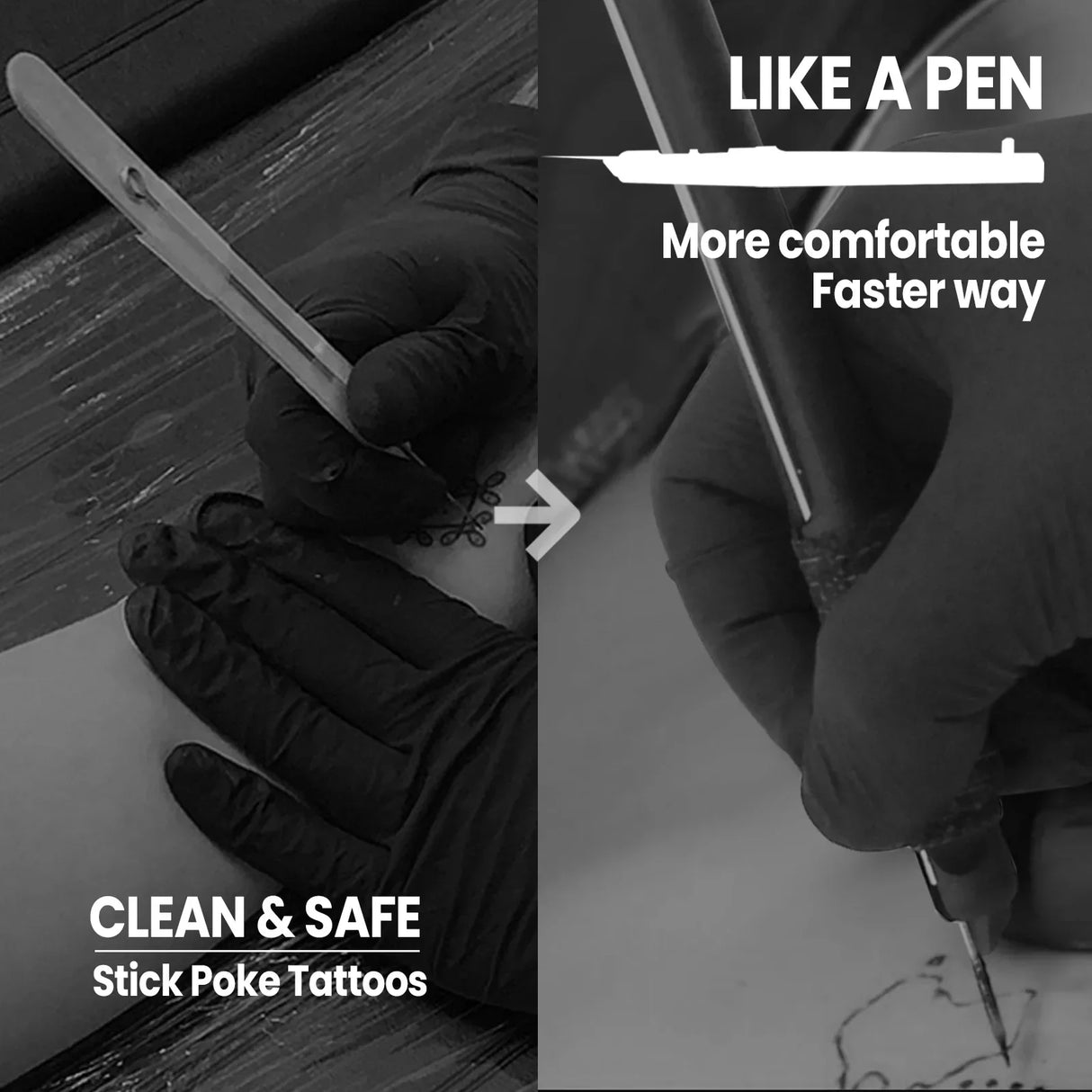 DIY Tattoo Hand Poke and Stick Tool Tattoo