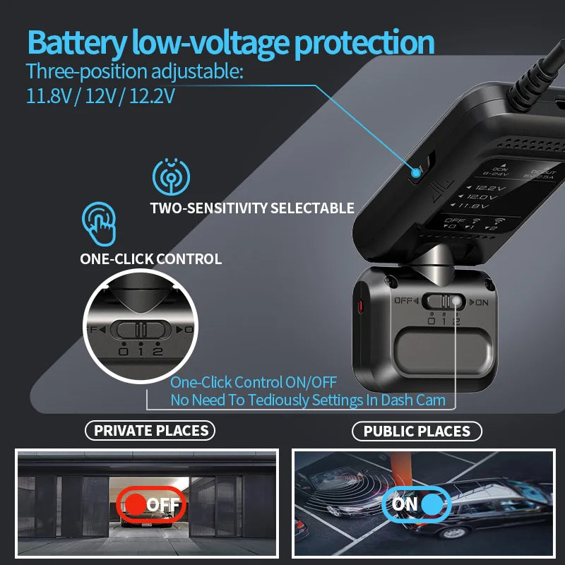 Parking Surveillance Partner for Dash Cam Radar &