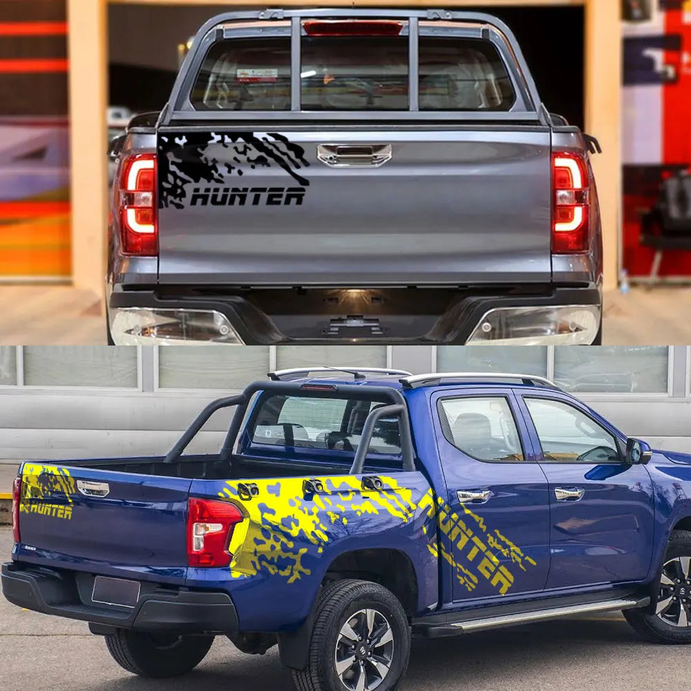 Pickup Body Side Sticker For Changan Hunter F70 Omega Sigma Truck Graphics Splash Grunge Decal Trunk Car Cover Auto Accessories