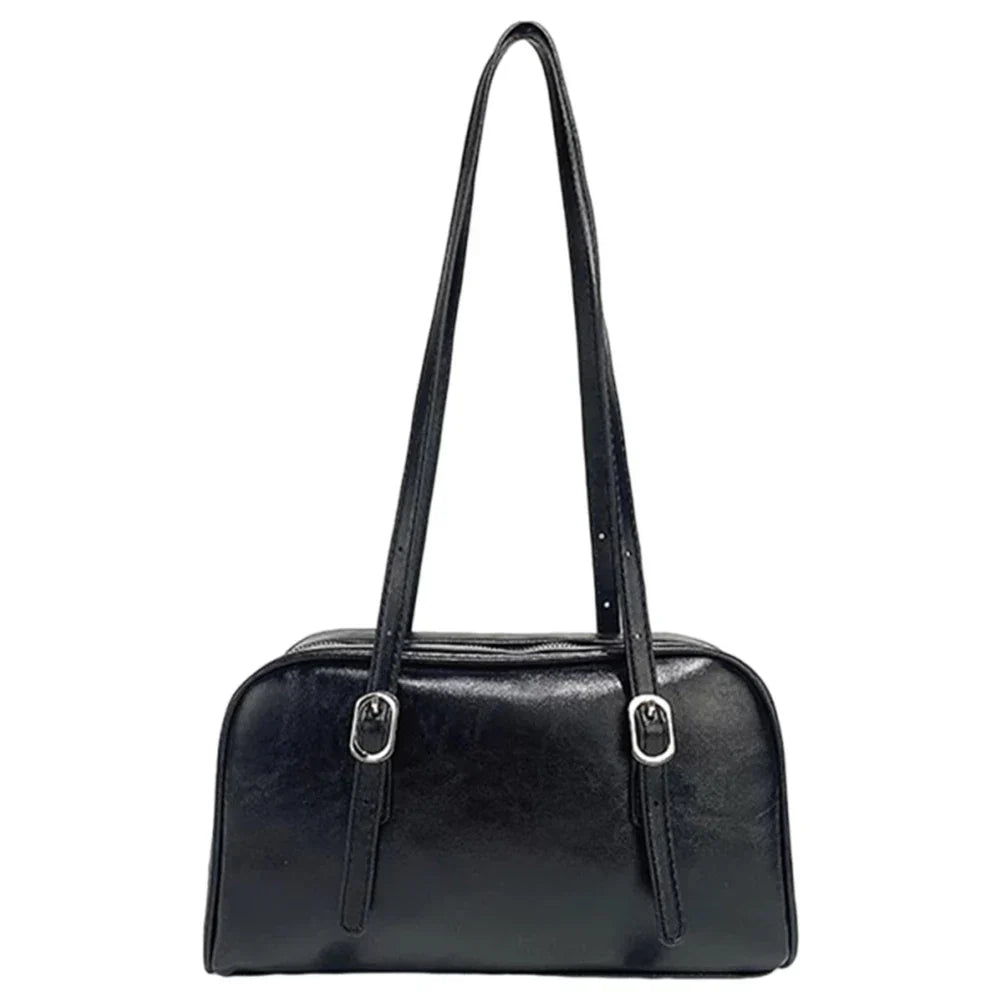 Vintage PU Leather Women Tote Handbag High Quality