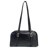 Vintage PU Leather Women Tote Handbag High Quality