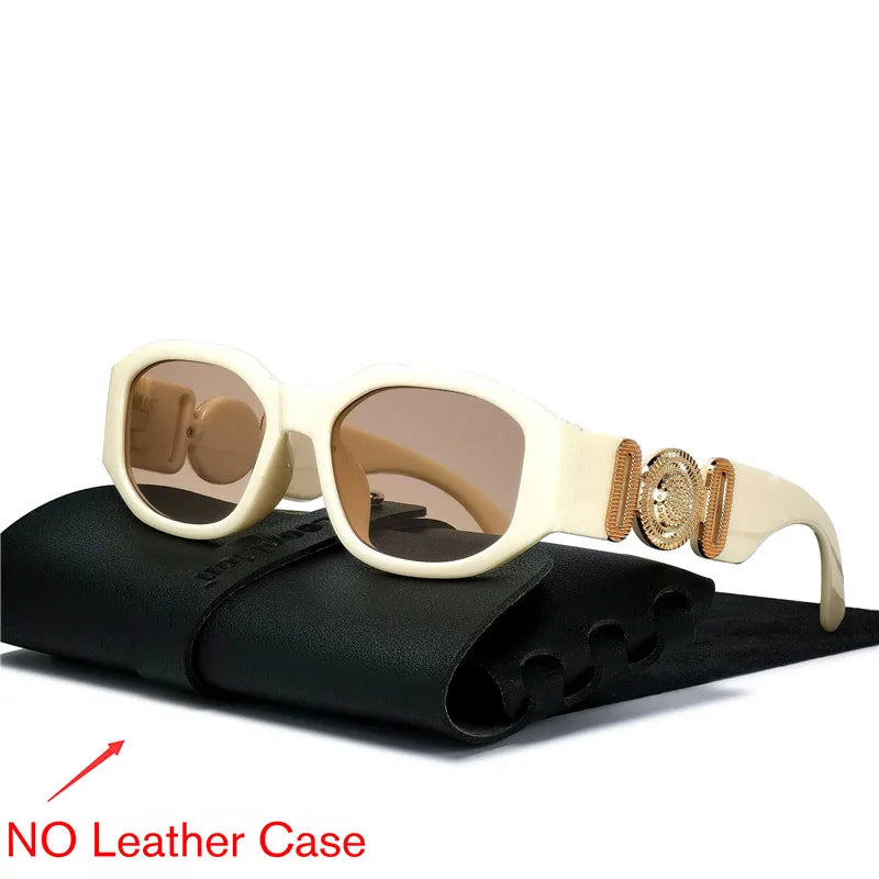 LeonLion Vintage Oval Sunglasses Women Brand Designer Glasses