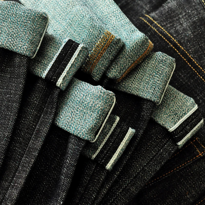 Saucezhan 308XX-BO-Wind Jeans for Men Furinkazan Selvedge raw