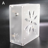 Mini itx computer case Acrylic frosted transparent chassis
