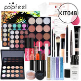 POPFEEL All In One Makeup Set (Eyeshadow, Ligloss,