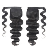 Body Wave Ponytail Human Hair Extension 120g Wrap